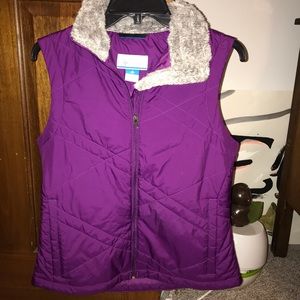 Columbia purple vest
